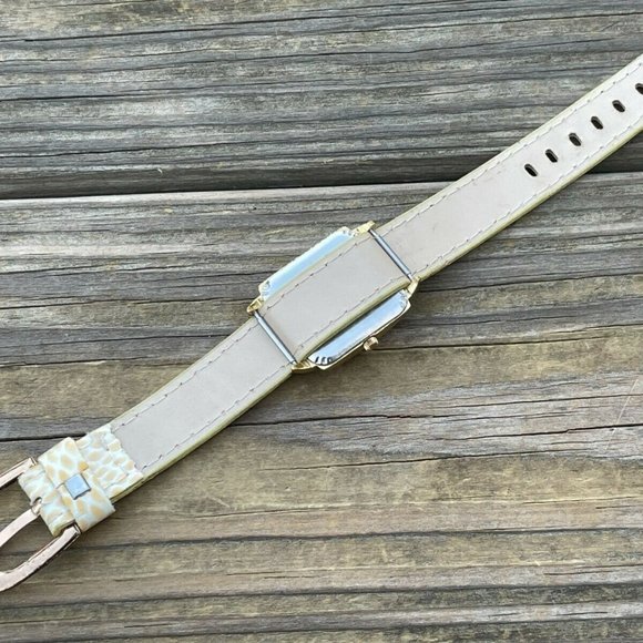 Vintage Fossil Wrist Watch Gold Tone Case analog Ladies Wrist Watch Read Desc - Picture 11 of 12